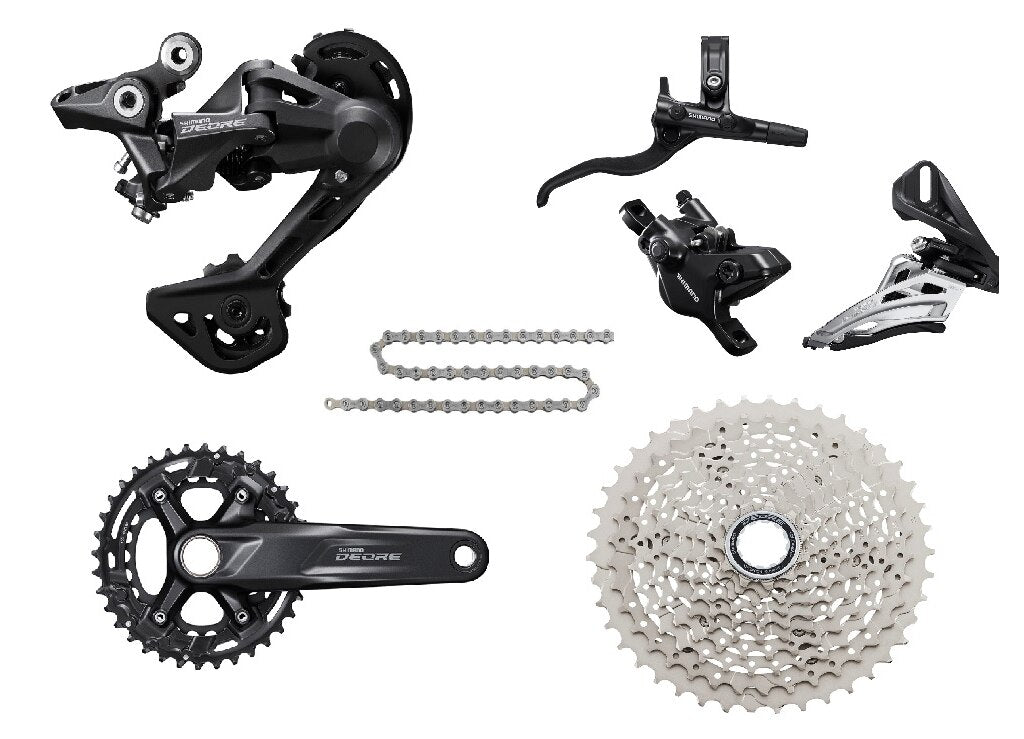 Deore M4100 Harga Groupset 10 Speed Deore M4100 Shimano 2x10 Mtb