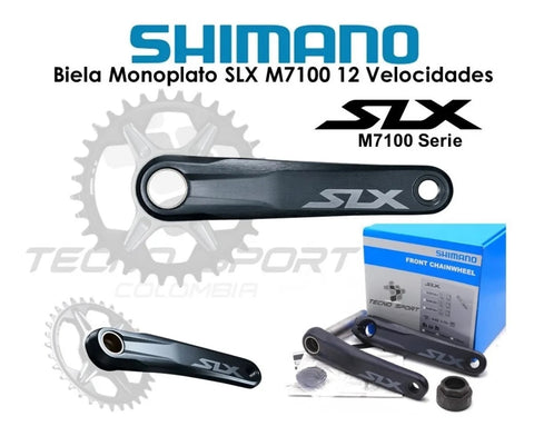 Bielas monoplato Shimano SLX FC-M7100-1  (305802)