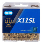 Cadenilla KMC X11sl 1/2*11/128*118 Gold - 301147