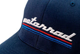 Gorra Flexfit Snapback Clásica Motorrad Azul Navy - Fire Road Clothing