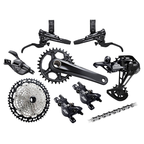 Grupo Shimano Deore XT M8100 1x12 Vel, 175mm Shimano - 040004